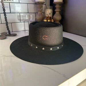 Black Star-Studded Women's Hat